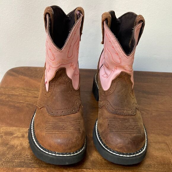 Justin Girl Gypsy Pink Boot Size 2.5 D - Picture 3 of 10